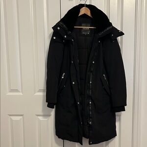Noize Kristel Black Hooded Parka Winter Coat size S